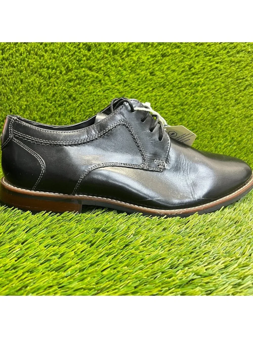 Nunn Bush Westwood Mens Size 12 Black Casual Classic Leather Oxford Dress Shoes